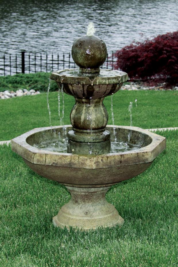 Opal Octagonal Fountain – Massarelli Lawn Ornaments
