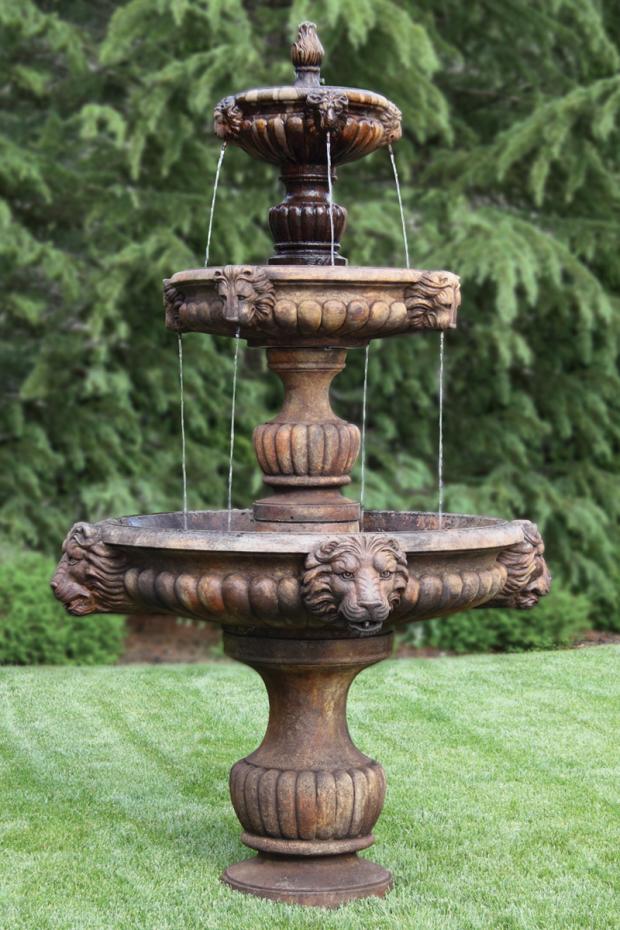 Three Tier Grandessa Fountain – Massarelli Lawn Ornaments