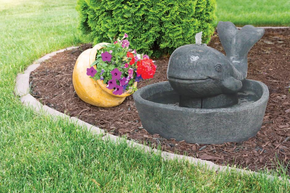 Happy Days Whale Fountain – Massarelli Lawn Ornaments