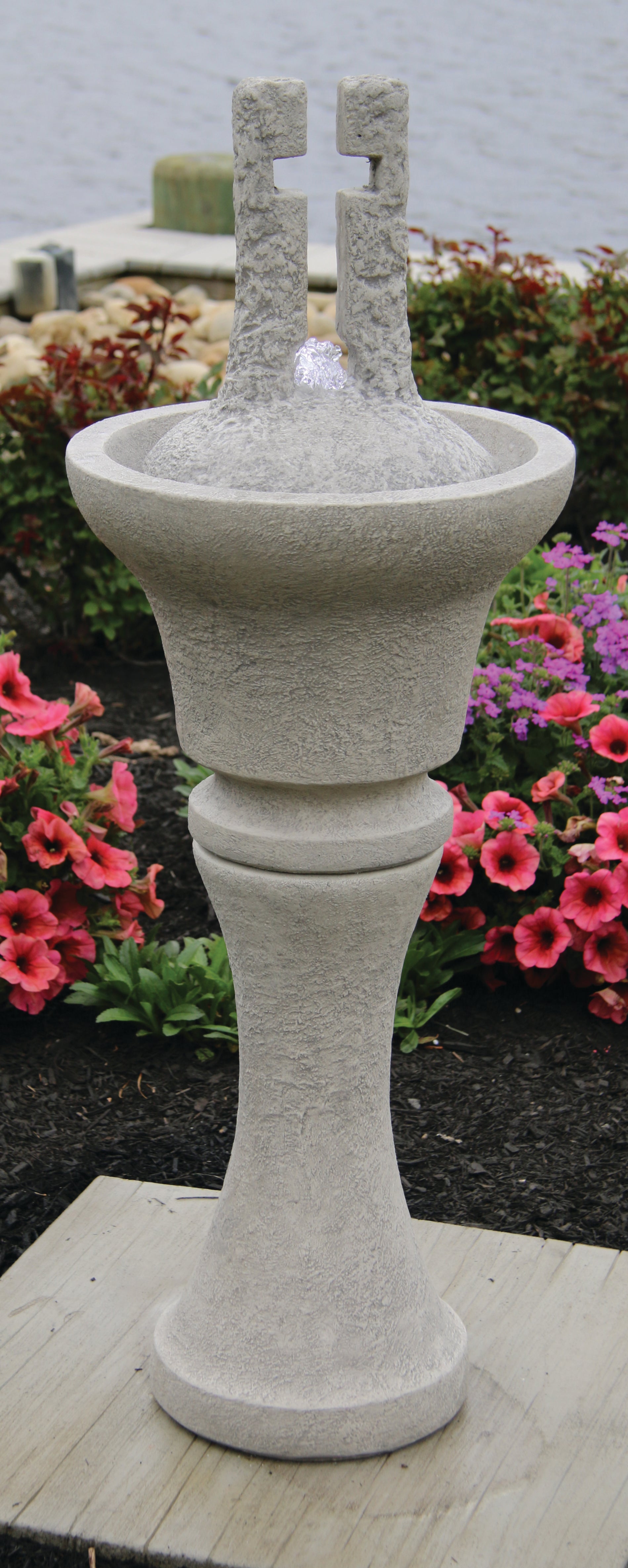 Fountainette - Open Works Cross – Massarelli Lawn Ornaments