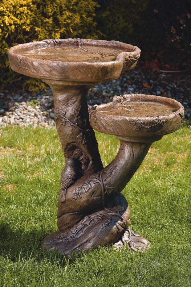 Massarelli's Woodscape Bird Bath