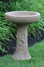 
      One Piece Cattail Bird Bath
      