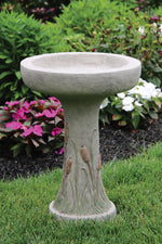 
      One Piece Cattail Bird Bath
      