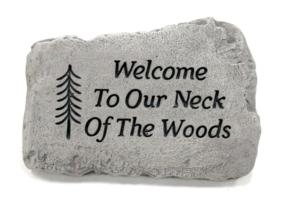 Massarelli's Neck of the Woods Garden Greeting Stone - Thumbnail 2
