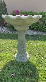
      Wild Flower Bird Bath
      