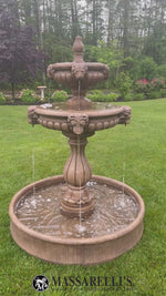 
      70" Classic Lion Head Fountain on 52" Pool
      