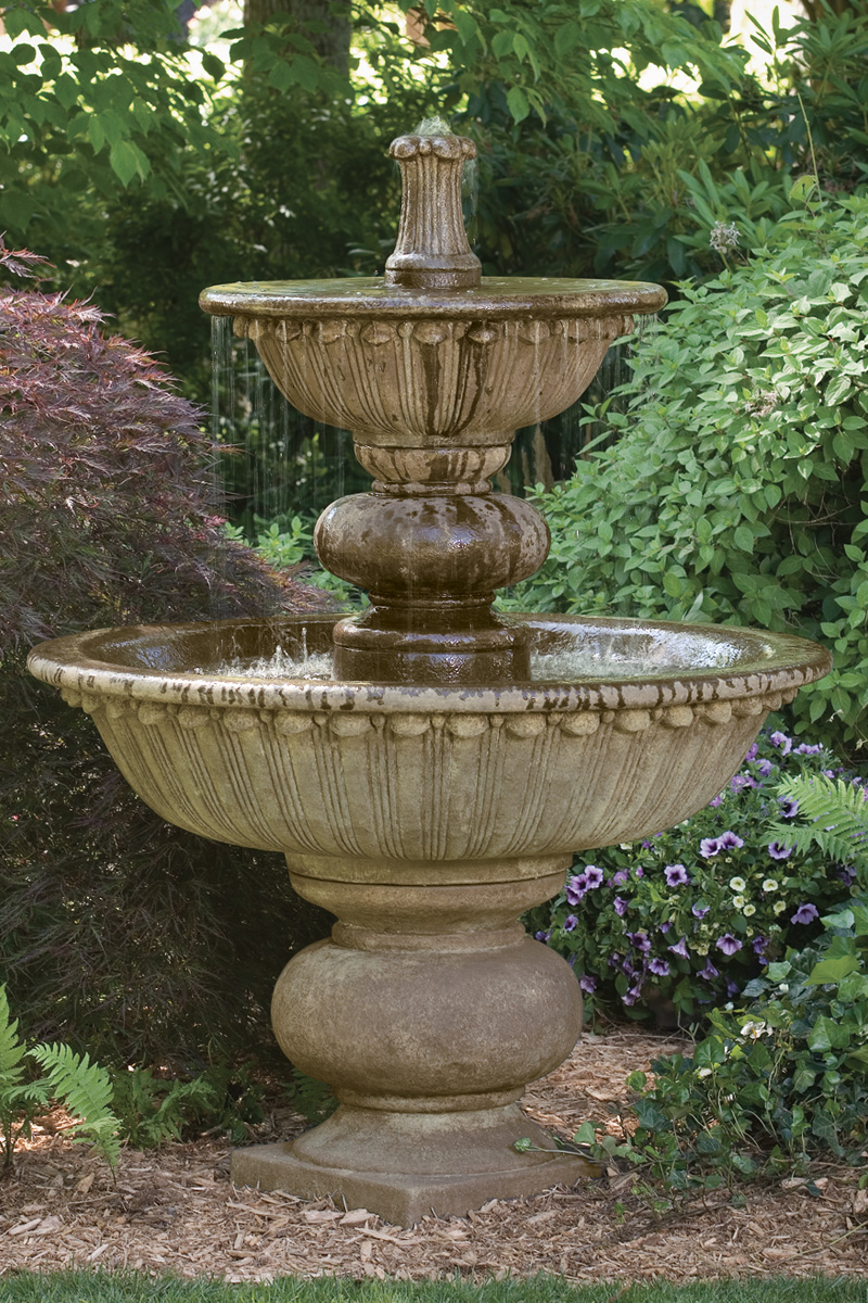 67" Florentine Fountain with Globed Pedestal | Massarelli's