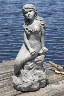 Massarelli's Fishing Boy Cast Stone Statue - Life-Size Sculpture - Classic  Iron Finish - Pond and Garden Decor - Great Gift Idea! : Patio, Lawn &  Garden 